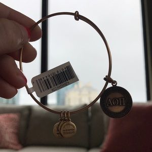 Alex and Ani Alpha Omicron Pi Bracelet